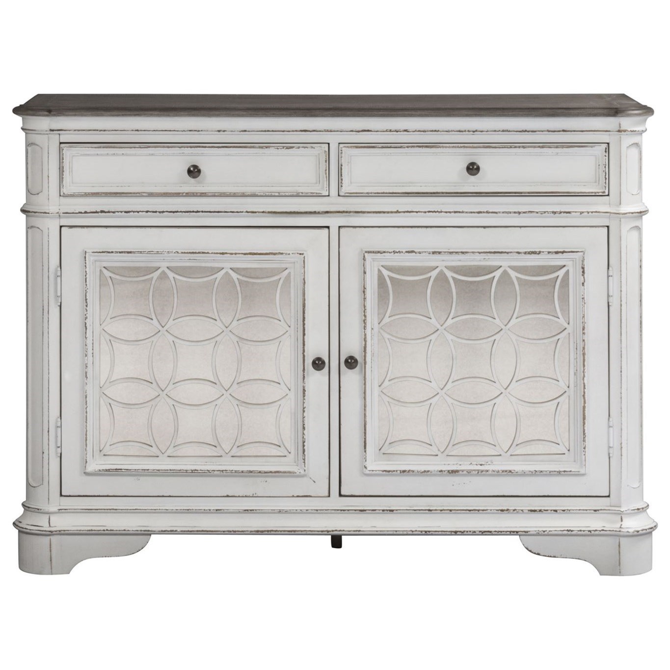 Liberty Furniture Magnolia Manor Dining Buffet with FeltLined Drawers